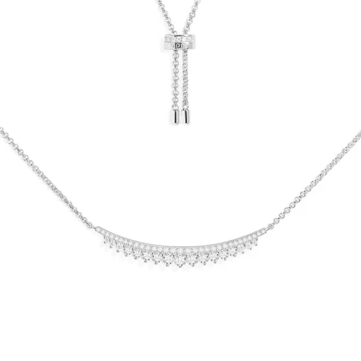 Collana Luna regolabile argento sterling